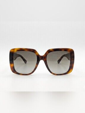 Longchamp Tortoiseshell Oversized Square Sunglasses - Brown/Amber